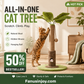 🐱Cat Paradise! Cats are naturally playful.Coconut Tree Cat Scratching Post