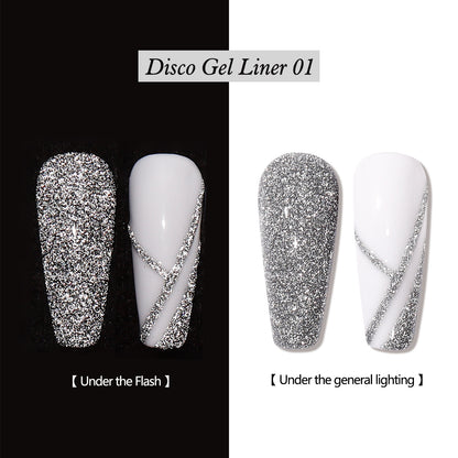 💗LAST DAY SALE 50% OFF⚡50K+ SOLD!!💅A woman’s second face| Reflective Glitter Gel Nail Polish Liner